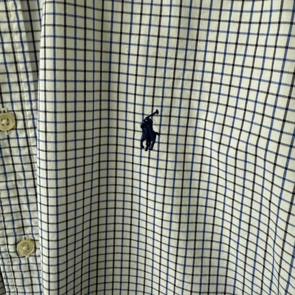 Ralph Lauren Men's Blue Checkered Shirt - Picture 2 of 9